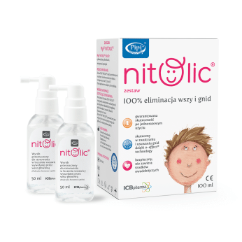 Pipi Nitolic, zestaw do eliminacji wszy i gnid, 100 ml