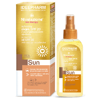 Nivelazione Skin Therapy Sun, olejek ochronny SPF 20 z przyśpieszaczem do opalania, 150 ml