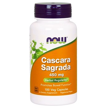 Now Foods Cascara sagrada , 450mg, 100 kapsułek