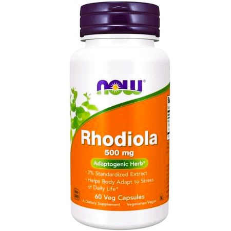 Now Foods Rhodiola 500 mg, Różeniec górski 60 kapsułek