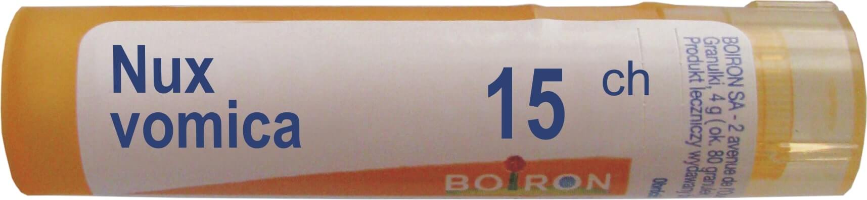 Boiron Nux Vomica 15 CH, granulki, 4 g