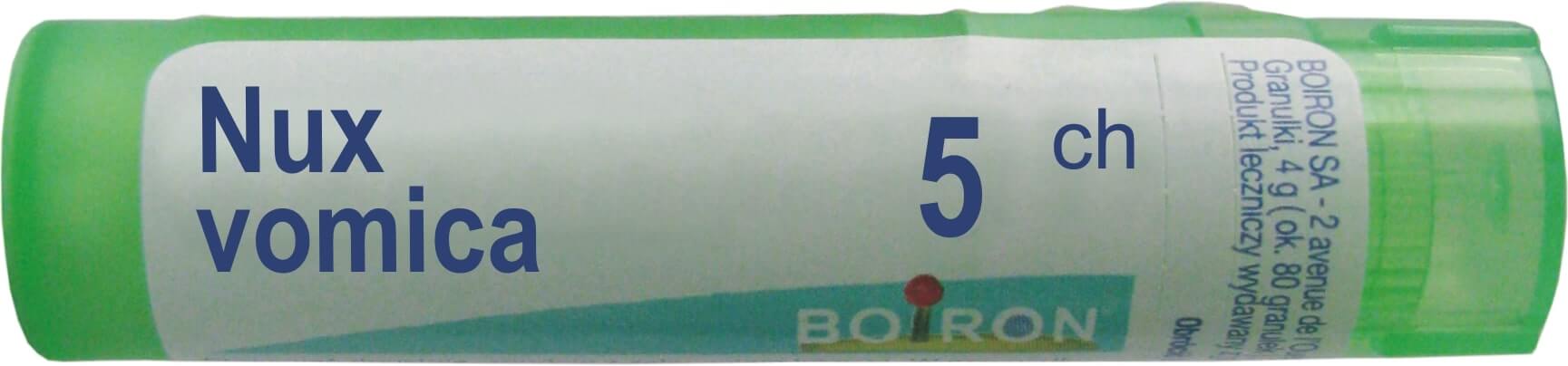 Boiron Nux Vomica 5 CH  granulki, 4 g