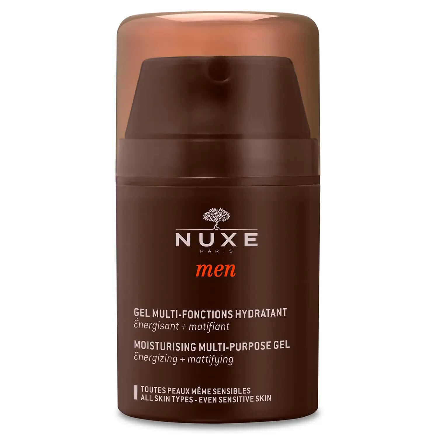 NUXE Men , żel wielofunkcyjny nawilżający do twarzy, 50 ml