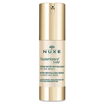 NUXE Nuxuriance Gold , serum odżywczo-rewitalizujące do skóry twarzy, 30 ml