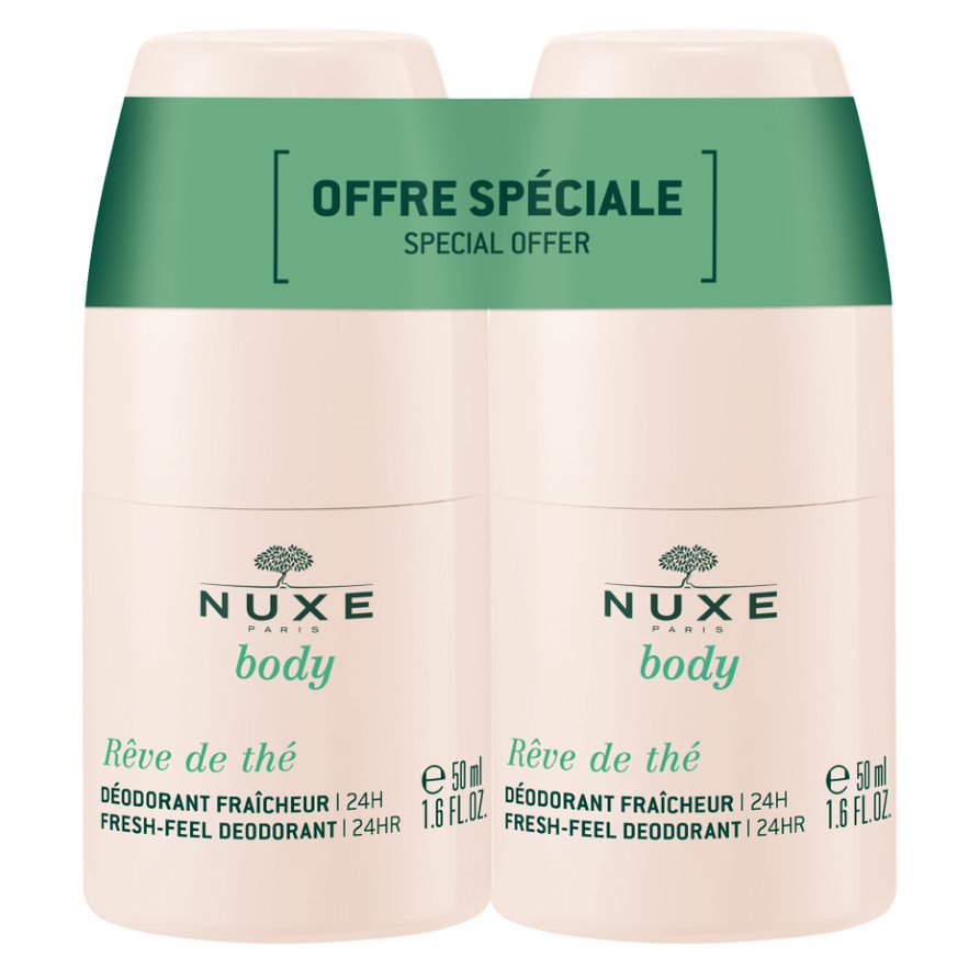 NUXE Body , dezodorant roll-on duopak, 2 x 50 ml