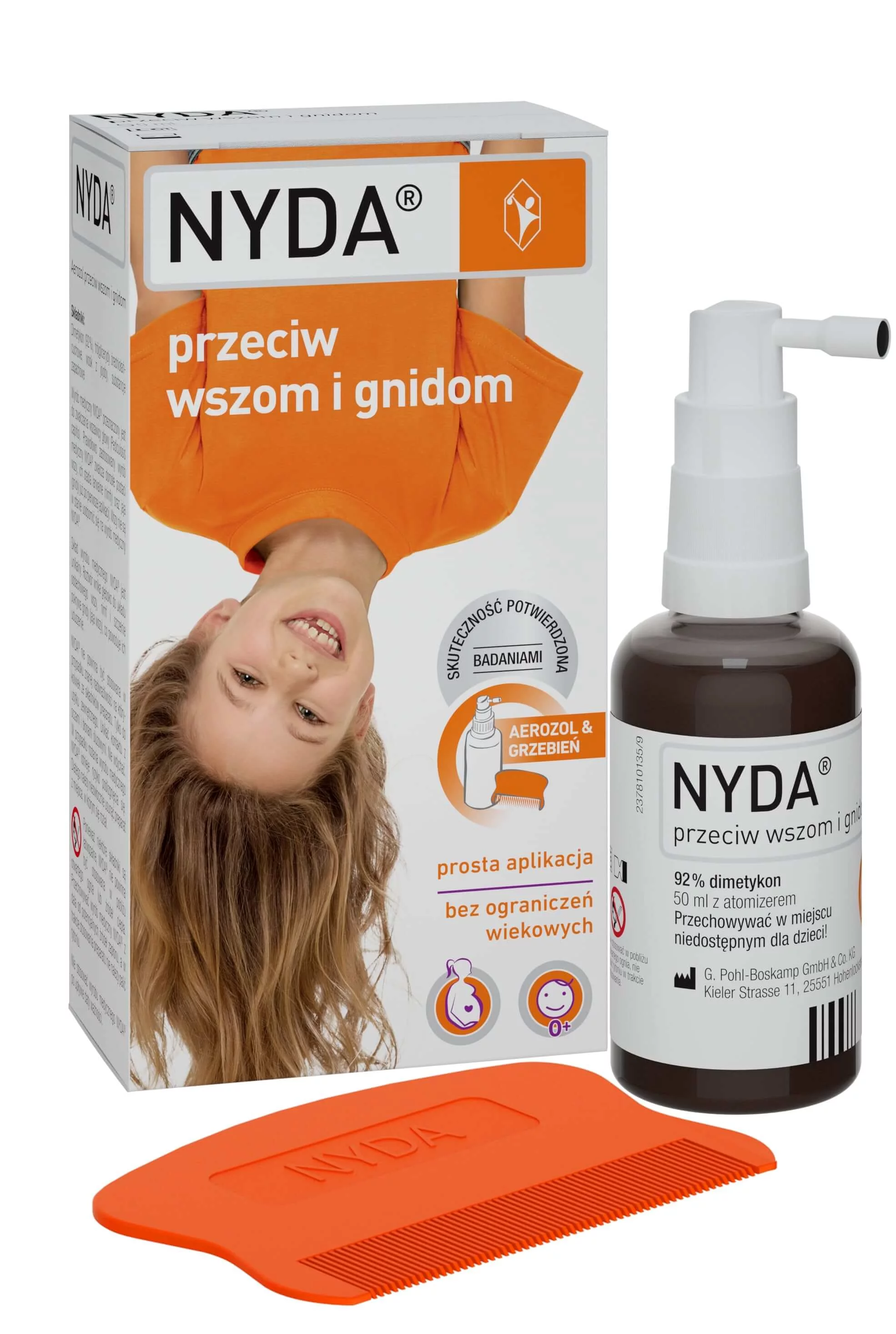 Nyda Plus  płyn przeciw wszom i gnidom, 100 ml