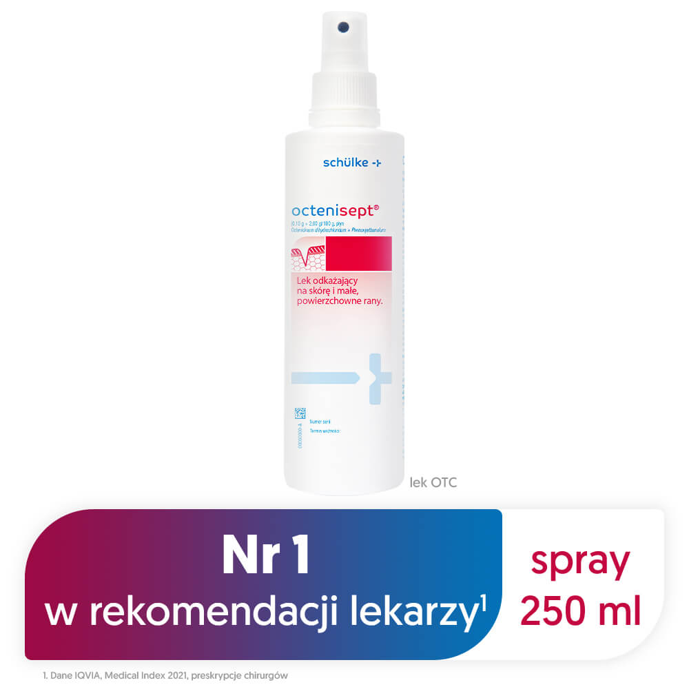 Octenisept, płyn odkażający rany, butelka 250 ml