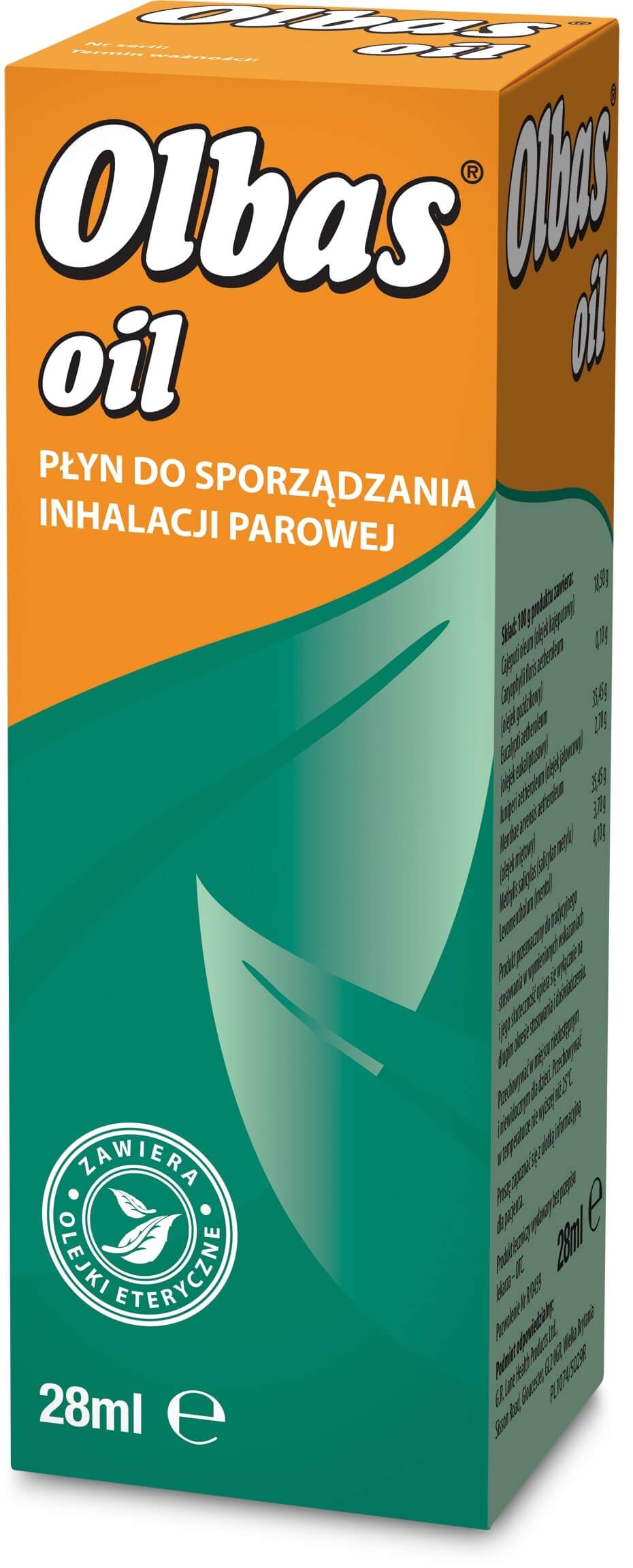 Olbas oil, płyn do inhalacji, 28 ml