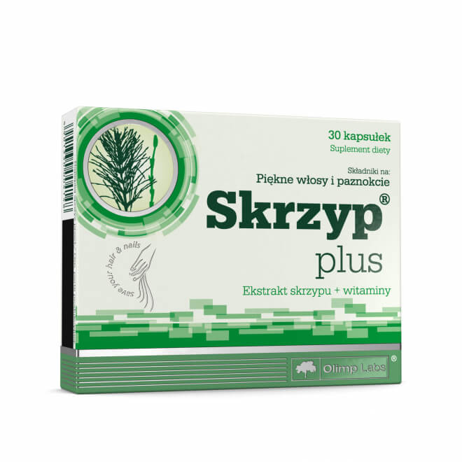 Olimp Skrzyp Plus , kapsułki ze składnikami wzmacniającymi włosy i paznokcie, 30 szt.