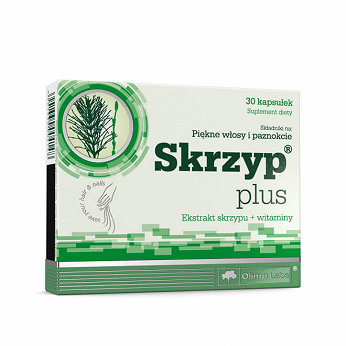 Olimp Skrzyp Plus , kapsułki ze składnikami wzmacniającymi włosy i paznokcie, 30 szt.