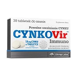 Olimp Cynkovir Immuno  tabletki z cynkiem wspierającym odporność, 30 szt.