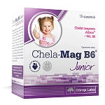 Olimpek Chela-Mag B6 Junior proszek z magnezem i witaminą B6 dla dzieci, 15 szt. 