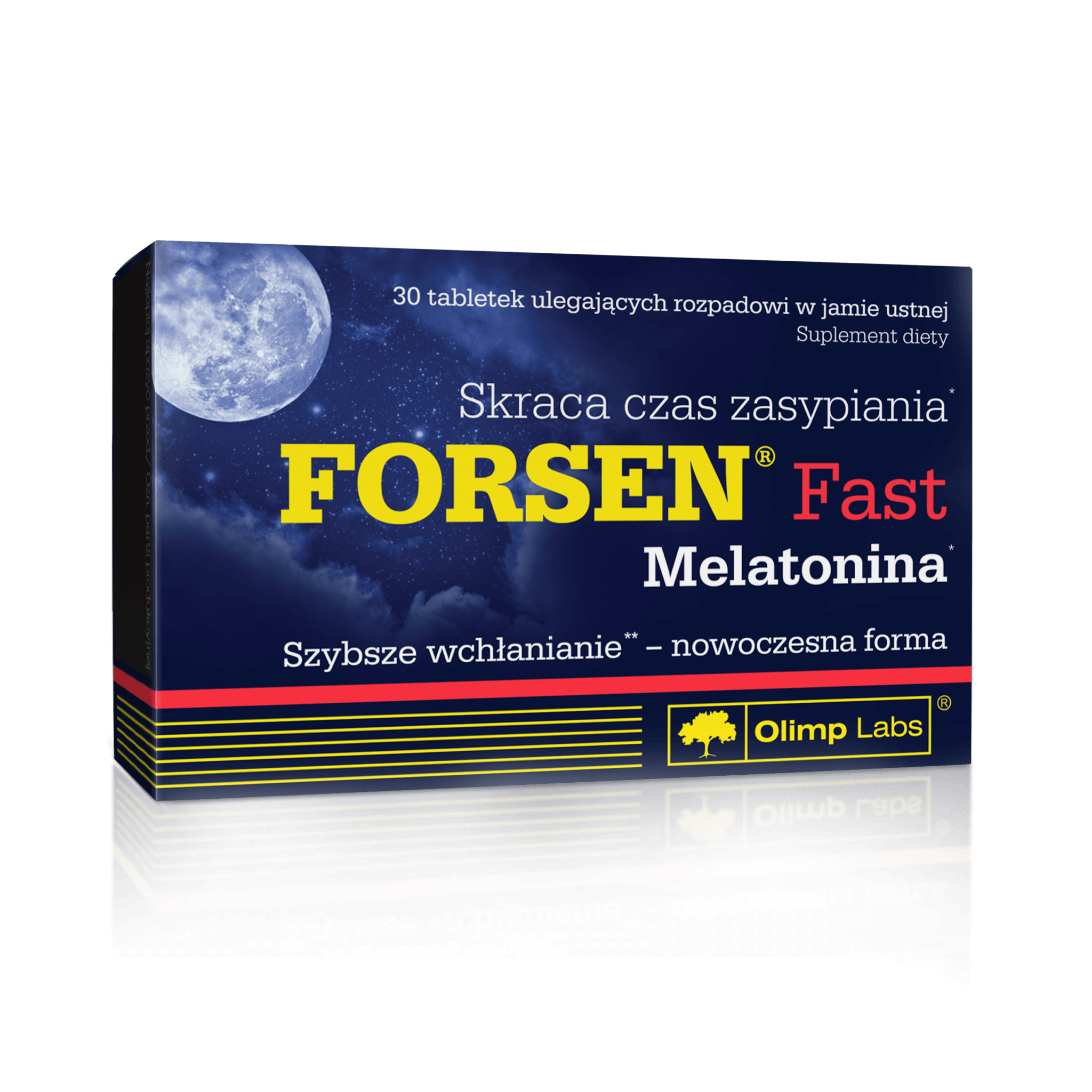 Olimp Forsen Fast  tabletki ułatwiające zasypianie z melatoniną, 30 szt. 