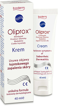 Oliprox, krem o właściwościach przeciwgrzybiczych i przeciwbakteryjnych, 40 ml