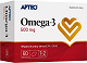 Omega-3 500 mg APTEO , kapsułki ze składnikami wspierającymi prawidłową pracę serca, 60 szt. kapsułki ze składnikami wspierającymi prawidłową pracę serca, 60 szt.