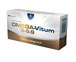 Omega-Vitum 3-6-9 kapsułki ze składnikami wspierającymi utrzymanie prawidłowego poziomu cholesterolu, 60 szt.