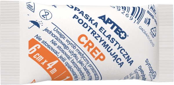 Opaska CREP elastyczna podtrzymująca 4 m x 6 m, 1 szt.