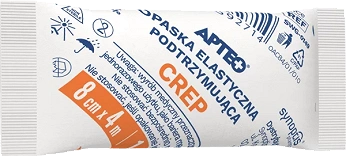 Opaska CREP, elastyczna podtrzymująca 8 cm x 4 m, 1 szt.