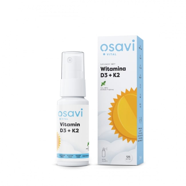 Osavi Witamina D3 + K2 , spray doustny 25 ml