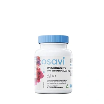 Osavi Witamina B5 , kapsułki zawierające kwas pantotenowy 200 mg, 90 szt.