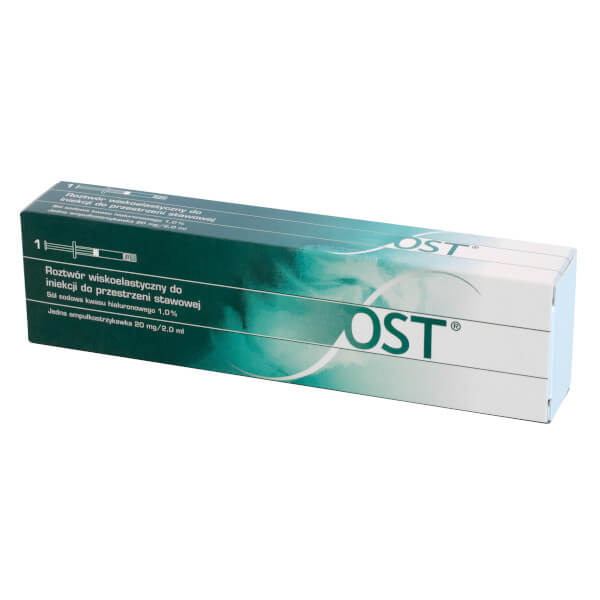 OST 1% PREPARAT Wiskoelastyczny INJ., 1 ampułko-strzykawka