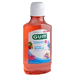 SUNSTAR GUM JUNIOR płyn do płukania jamy ustnej dla dzieci o smaku truskawkowym, 300 ml