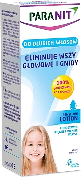 Paranit Sensitive Lotion , preparat do likwidacji wszy i gnid, 150 ml