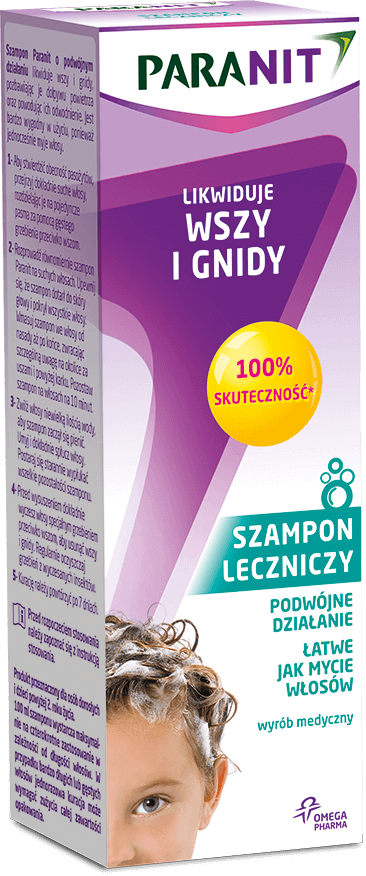 Paranit, szampon leczniczy na wszy i gnidy, 100 ml