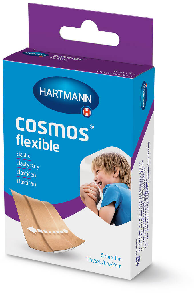 Cosmos Flexible , plaster elastyczny 6 cm x 1 m, 1 szt.