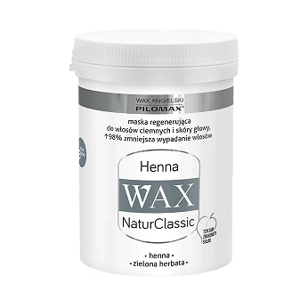 WAX Pilomax Henna, maska regenerująca do włosów ciemnych, 240 ml