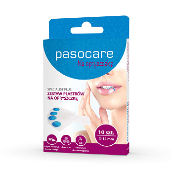 Pasocare Plastry, na opryszczkę, 10 szt.