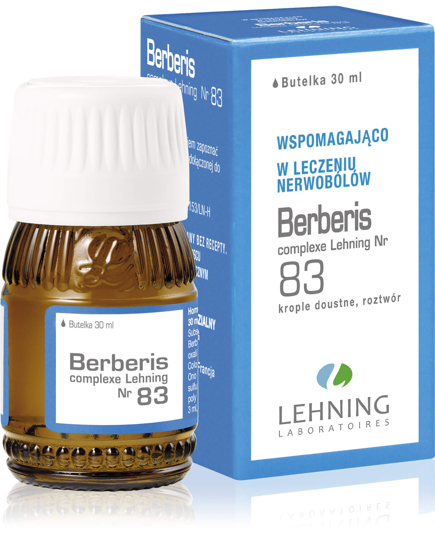 Lehning Berberis Complexe Lehning Nr 83, krople wspomagające w nerwobólach, 30 ml