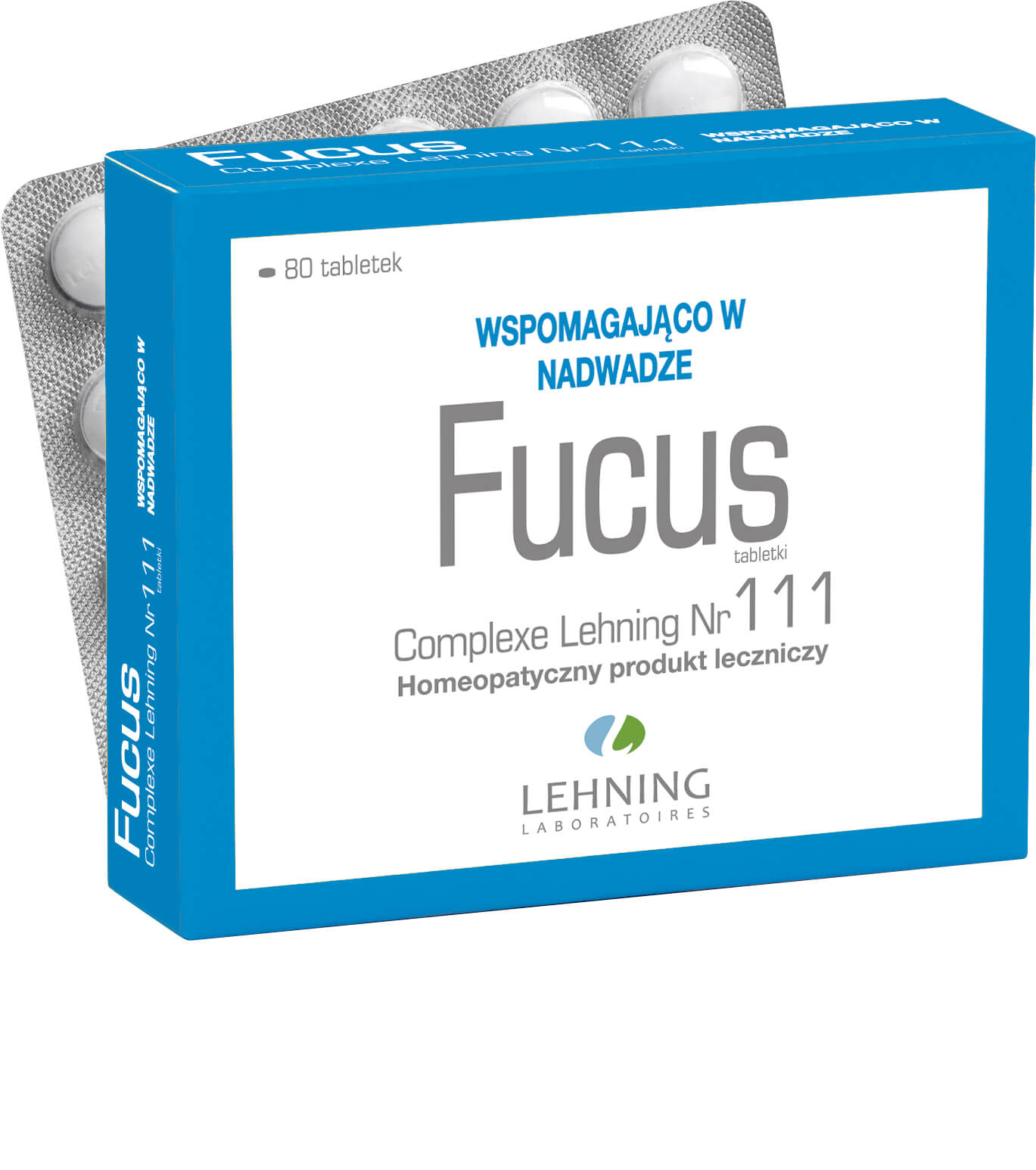 Lehning Fucus Complexe Nr 111, tabletki wspomagające w odchudzaniu, 80 szt.