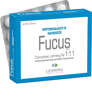Lehning Fucus Complexe Nr 111, tabletki wspomagające w odchudzaniu, 80 szt.