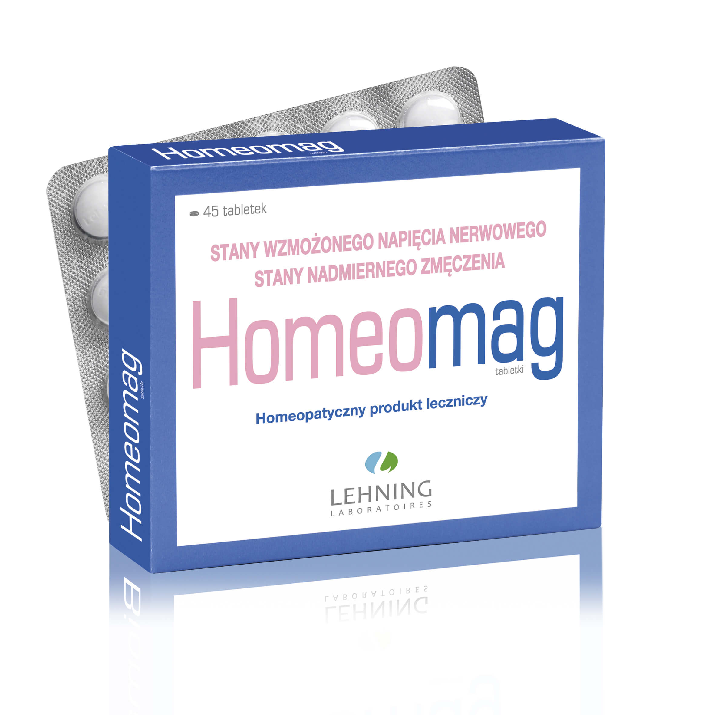 Lehning Homeomag, tabletki na znużenie i zmęczenie, 45 szt.