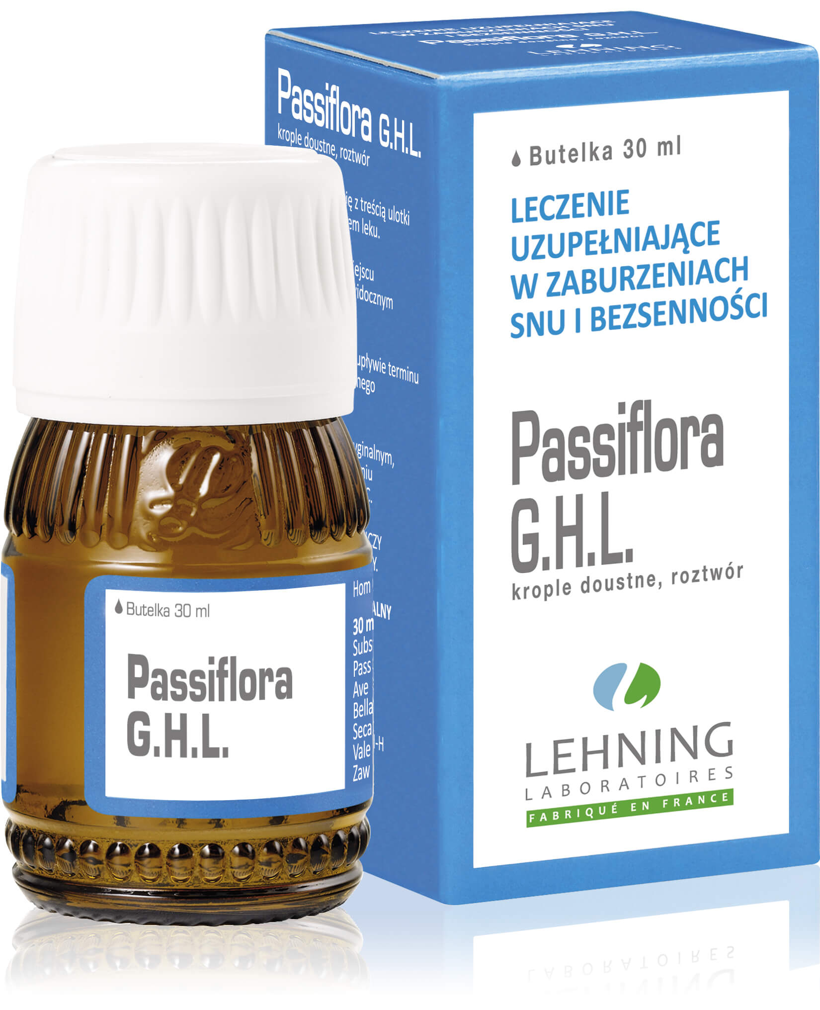 Lehning Passiflora G.H.L., krople doustne ułatwiające zasypianie, 30 ml