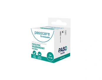 PASO Do mocowania, plaster przylepiec włókninowy na rolce 5 m x 5 cm, 1 szt.