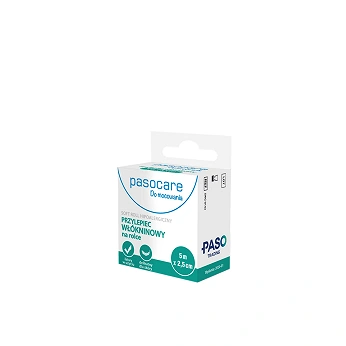 PASO Przylepiec włókninowy , na rolce do mocowania 5 m x 2,5 cm, 1 szt.