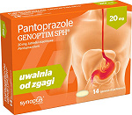 Pantoprazole Genoptim SPH  tabletki na zgagę, 14 szt. 