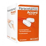 Paracetamol Accord  tabletki o działaniu przeciwbólowym, 100 szt.