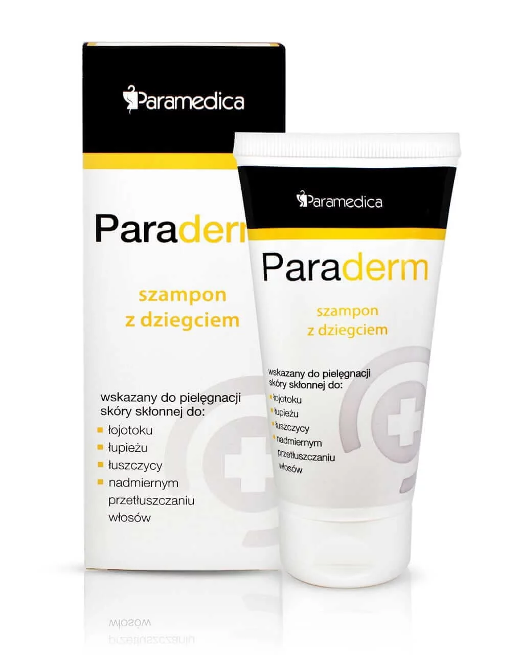 Paraderm Szampon z dziegciem do włosów nadmiernie przetłuszczających się i łojotoku, 150 g