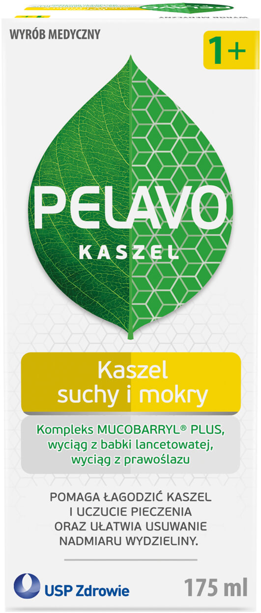Pelavo Kaszel  syrop na kaszel suchy i mokry, 175 ml
