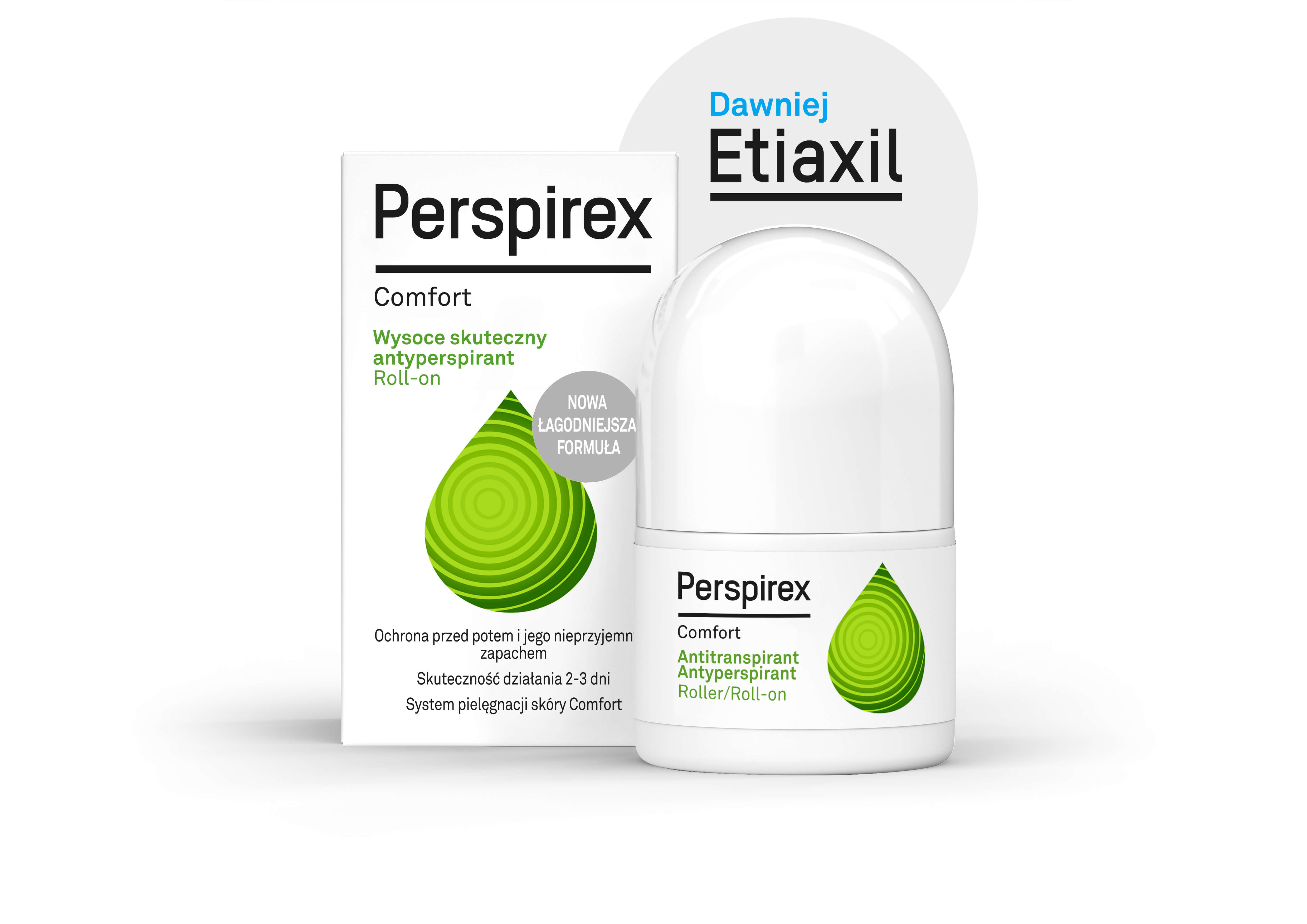 Antyperspirant Perspirex Comfort ochrona przed potem i nieprzyjemnym zapachem, 20 ml