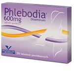 Phlebodia  tabletki na niewydolność krążeniową nóg, 30 szt.