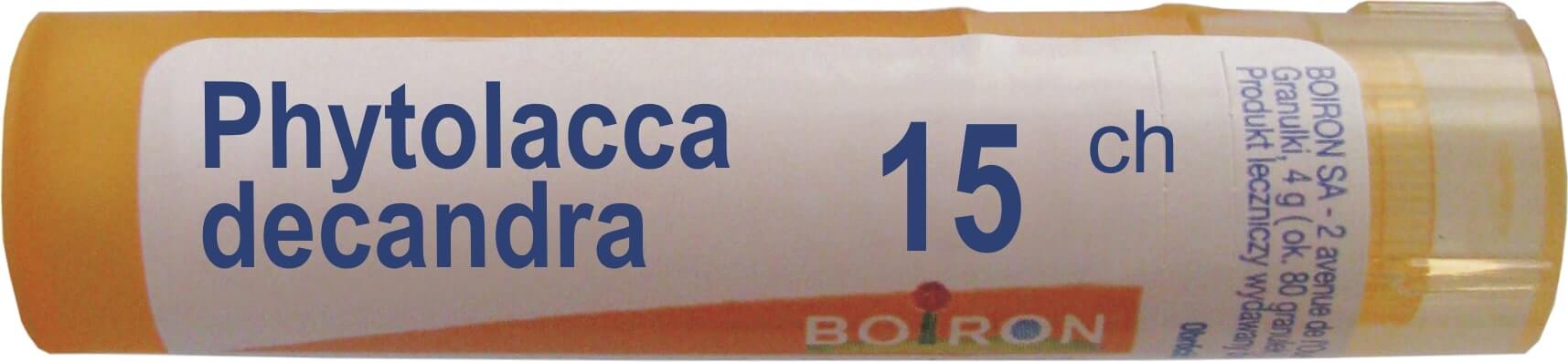 Boiron Phytolacca Decandra 15 CH granulki, 4 g