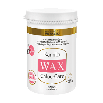 WAX Pilomax Kamilla ColourCare, maska regenerująca do jasnych zniszczonych włosów, 480 ml