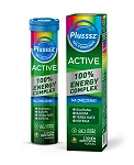 Plusssz Active 100% Energy Complex tabletki musujące ze składnikami redukującymi zmęczenie, 20 szt.