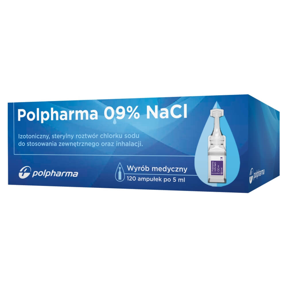 Polpharma 0,9% Nacl roztwór izotoniczny i sterylny, 5 ml x 120 szt.