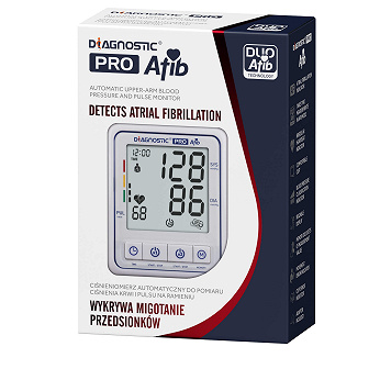 DIAGNOSTIC PRO Afib, ciśnieniomierz z zasilaczem, 1 szt.