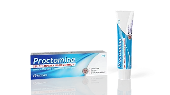 Proctomina, żel chłodzący na hemoroidy, 30 g